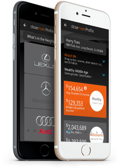Closemore App Mockup